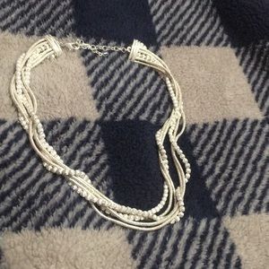 Adjustable Fancy Silver Necklace